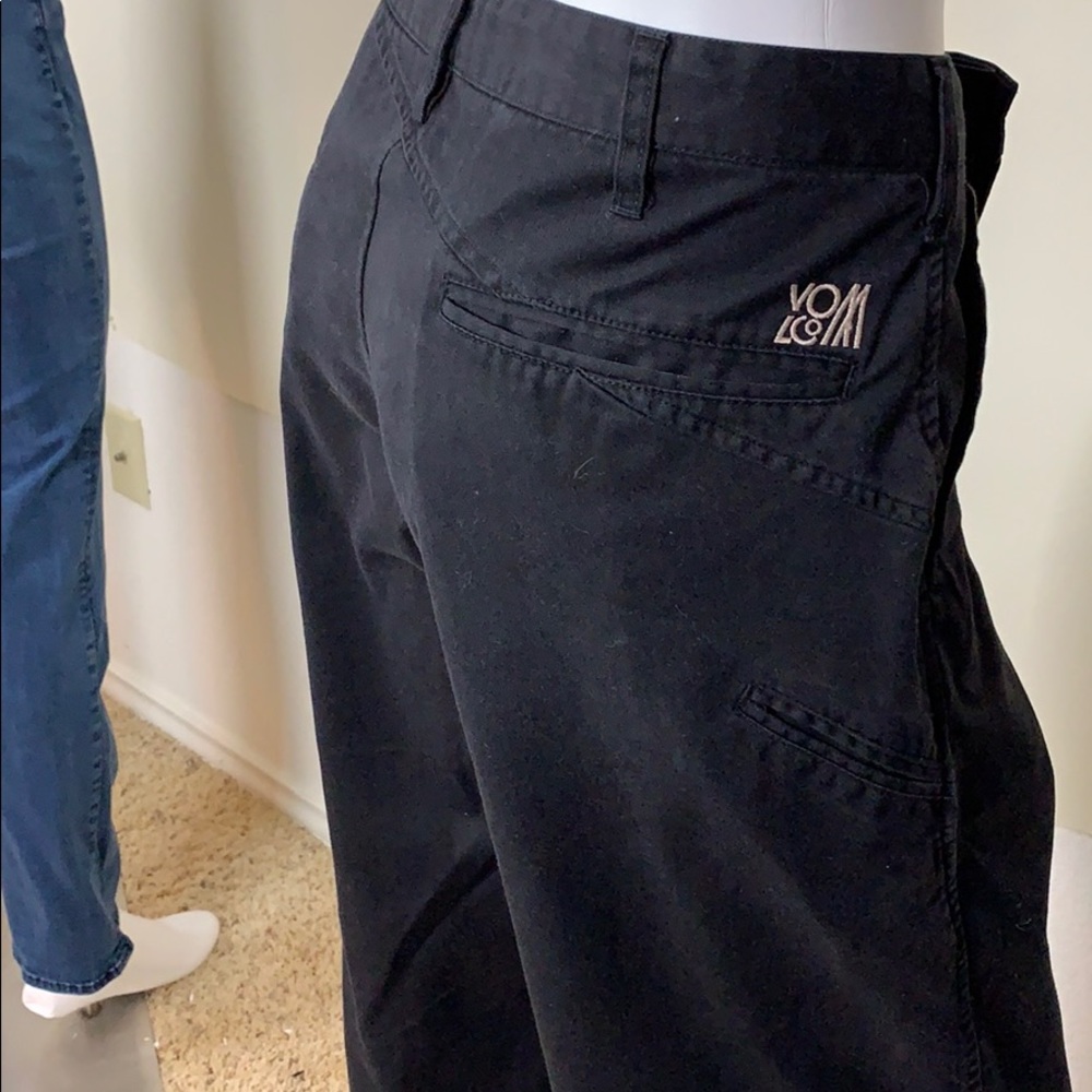 Men’s black Volcom relaxed fit pants size 38 - Picture 6 of 8